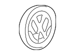 7016011712BC - Suspension: Hub Cap for Volkswagen Image