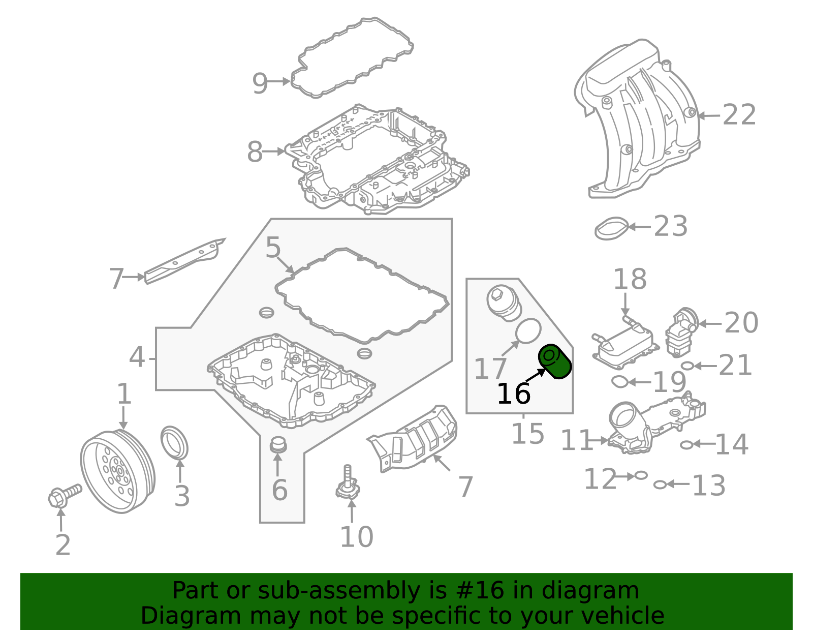 2008-2025 Porsche Engine Oil Filter Element 0PB-115-466 | OEM