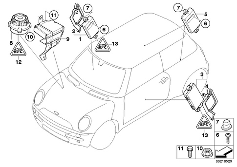 Alarm Systems for 2003 Mini Cooper S #0