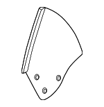 F4ZZ7629710A - Body: Quarter Glass for Ford Image