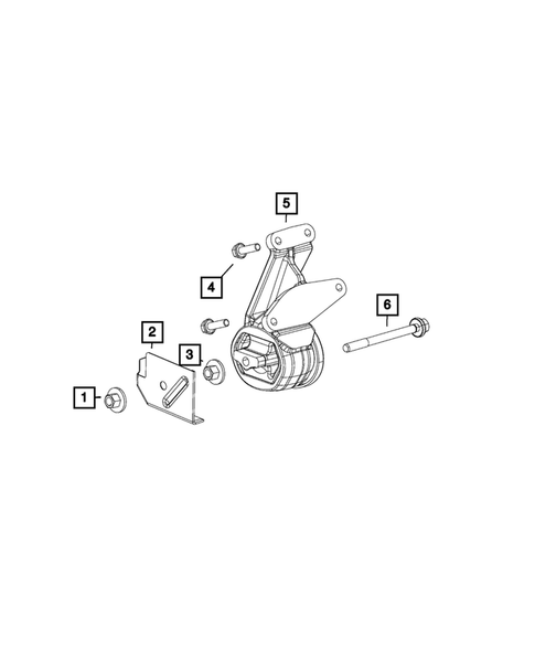 Engine Mounting for 2024 Ram 1500 Classic #6