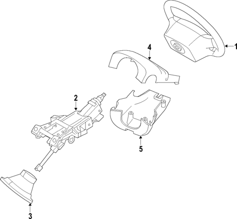 Steering Column for 2019 Volvo S90 #0