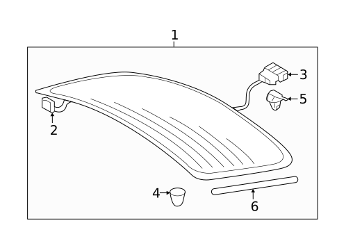 Glass - Lift Gate for 2023 Audi RS5 Sportback #0