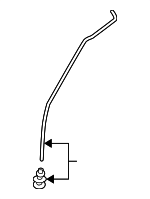 6324935160 - Body: Drain Hose for Toyota: 4Runner Image