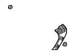81740DW000WK - Body: Side Gate Trim for Kia Image