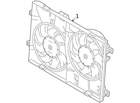 Cooling Fan, Clutch & Motor for 2009 Mazda 6 #0