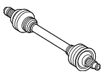 2973500602 - Universals &amp; Rear Axle: Axle Assembly for Mercedes-Benz Image