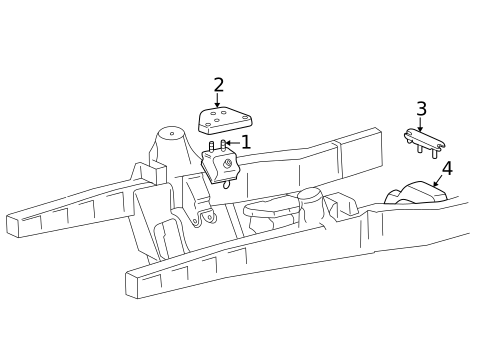 Engine & Trans Mounting for 1999 Ford Explorer #0