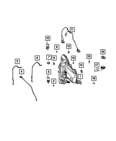 Wiper and Washer System for 2022 Jeep Grand Cherokee L #2