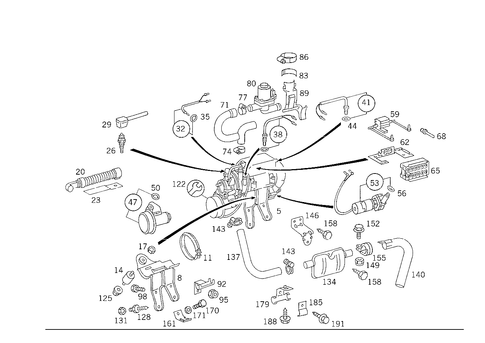 Auxiliary Heater Used on Gasoline and Diesel Vehicles Less Turbodiesel for 1986 Mercedes-Benz 300E #1