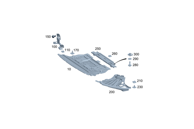 2235201900 - Engine Compartment Lining/Air Intake: Noise Capsule for Mercedes-Benz Image image