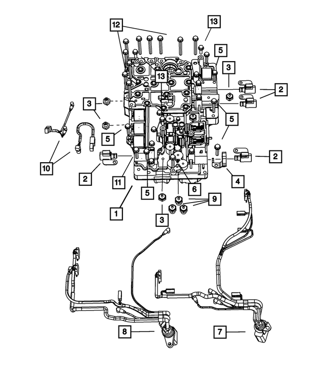 68019681AA - AS68RC; 6-Speed; Automatic Transmission: Clamp for Mopar Image