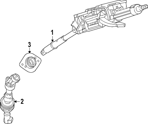 Steering Column Assembly for 2025 Ram 1500 #0