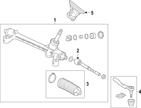 Steering Gear & Linkage for 2021 Honda HR-V #1
