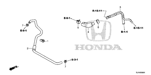 Breather Tube (2.4L) for 2019 Honda CR-V #0