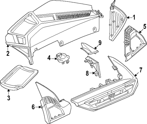 Instrument Panel for 2023 BMW XM #1