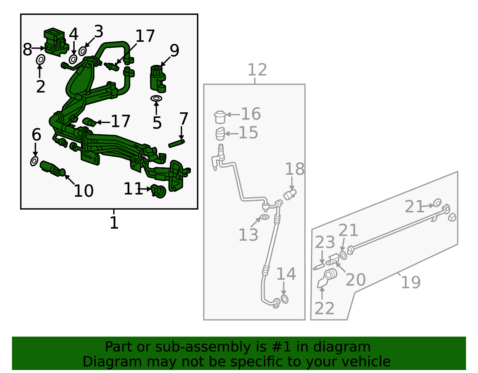 2022-2024 GMC A/C Manifold And Tube Assembly 86575022 GM ...