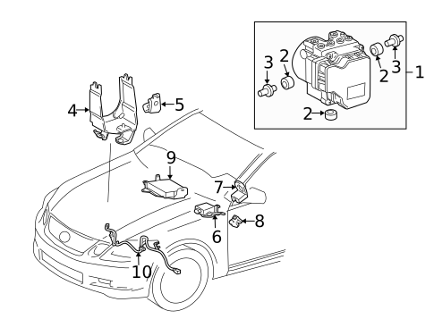 Stability Control for 2009 Lexus GS350 #0