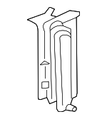 4M0819422 - HVAC: End Cover for Audi: A4, A4 allroad, A4 Quattro, A5 Quattro, A6 allroad, A6 Quattro, A7 Sportback, A8 Quattro, e-tron Quattro, e-tron S, e-tron S Sportback, e-tron Sportback, Q5, Q5 PHEV, Q5 Sportback, Q7, Q8, Q8 e-tron, Q8 e-tron Sportback, RS Q8, RS5, RS6 Avant, RS7 Sportback, S4, S5, S6, S7 Sportback, S8, SQ5, SQ5 Sportback, SQ7, SQ8, SQ8 e-tron, SQ8 e-tron Sportback Image