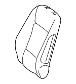 24691059023E36 - Body: Seat Back Cover for Mercedes-Benz Image