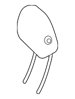 24697015009H50 - Body: Headrest for Mercedes-Benz Image