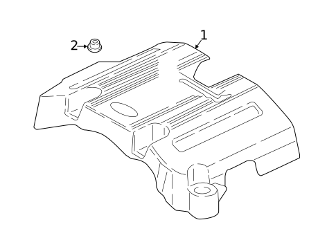 Engine Appearance Cover for 2022 Ford F-150 #0