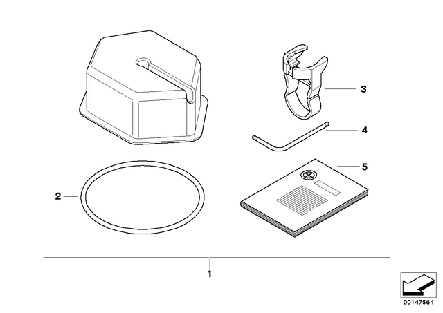 12137673248 - Maintenance &amp; Technology: Extractor for Spark Plug Coil -  for BMW-Motorrad Image