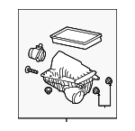 LR100449 - : Air Cleaner Assembly for Land-Rover Image