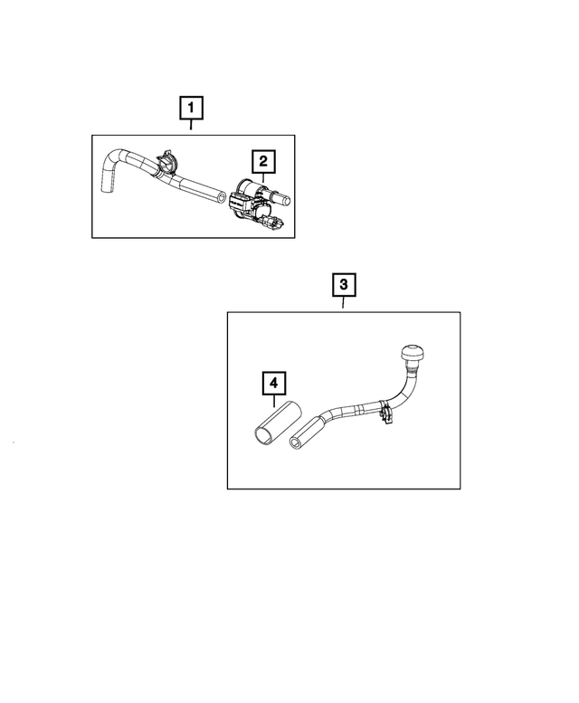 68304570AA - Emission Controls: Vapor Canister Purge Harness for Mopar Image