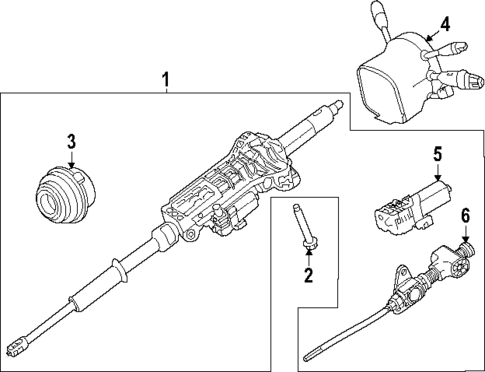Steering Column Assembly for 2022 Mercedes-Benz EQS 580 #0