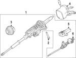 2979001609281D03 - Steering: Multi Switch for Mercedes-Benz Image