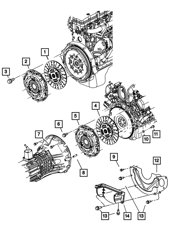 6028758 - Clutch: Coned Washer, Mounting for Mopar Image
