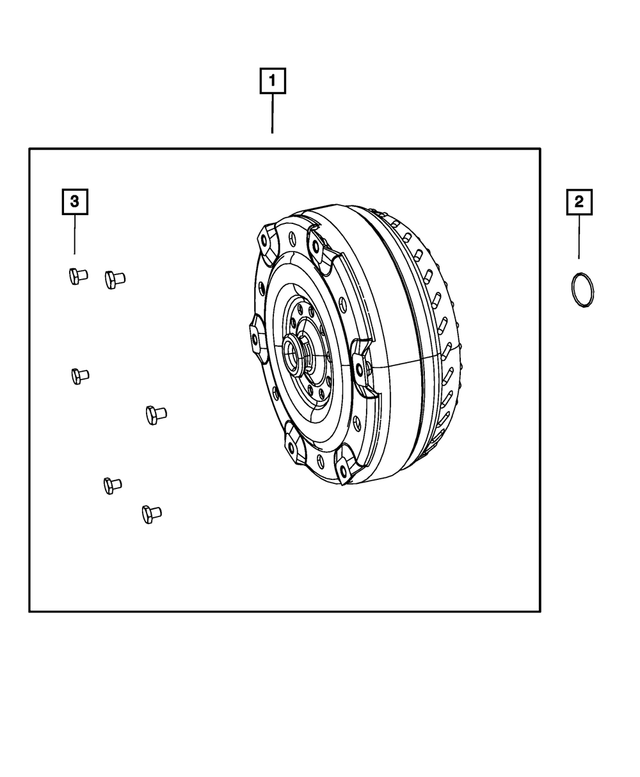 RL109671AF - 68RFE; 6 Speed; Automatic Transmission: Torque Converter Kit for Mopar Image