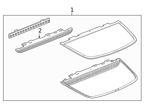 High Mounted Stop Lamp for 2016 Chevrolet SS #0