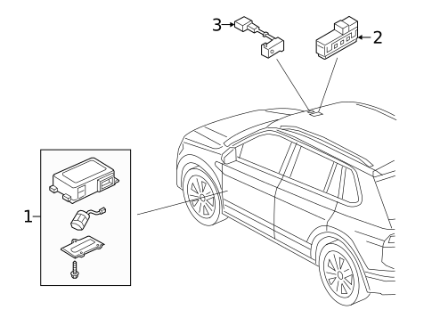 Electrical Components for 2019 Volkswagen Tiguan #0