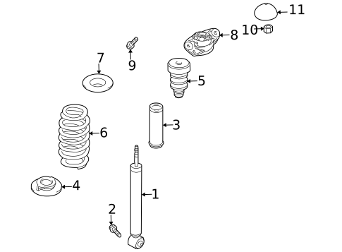 Shocks & Components for 2009 Audi TT Quattro #1