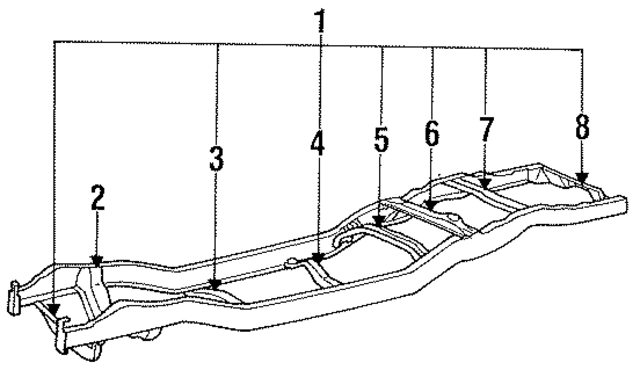 FOTZ5030B - Body: Cross-member for Ford: Ranger Image