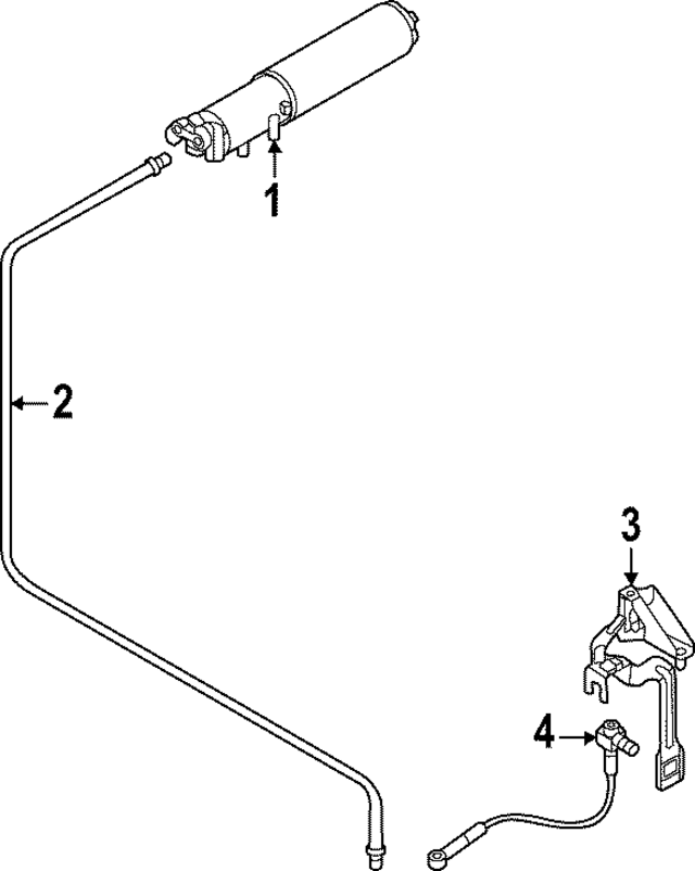 4K0616862K - Suspension: Pressure Line for Audi Image