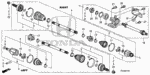44329SDAA11 - Chassis: BAND C, DRIVESHAFT (OETIKER LIMITED) for Honda Image