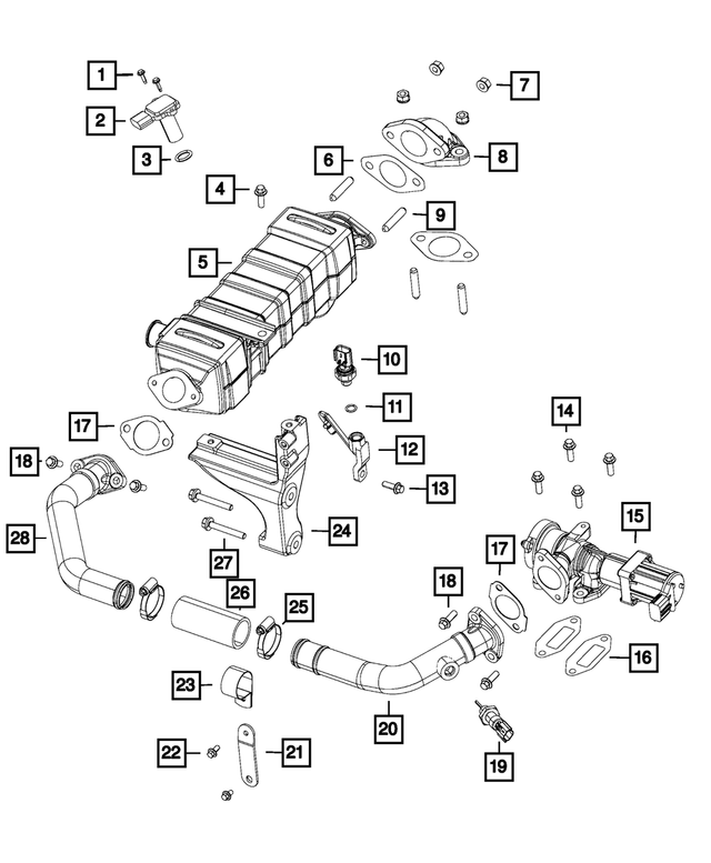 68005212AA - Emission Controls: O Ring for Mopar Image