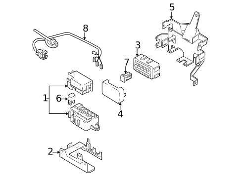 Electrical Components for 2003 Suzuki Grand Vitara #0