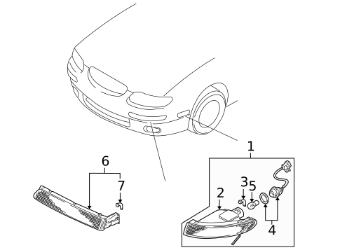 Signal Lamps for 1997 Mazda Millenia #0