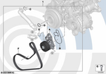 11515B80829 - Value Parts&amp;Packages Service and Repair: Repair Kit Coolant Pump for BMW: 540i, 540iX, 640iX, 740i, 740iX, 840i, 840iX, M340i, M340iX, X3 M40iX, X4 M40iX, X5 40i, X5 40iX, X6 40i, X6 40iX, X7 40iX, Z4 M40i Image image
