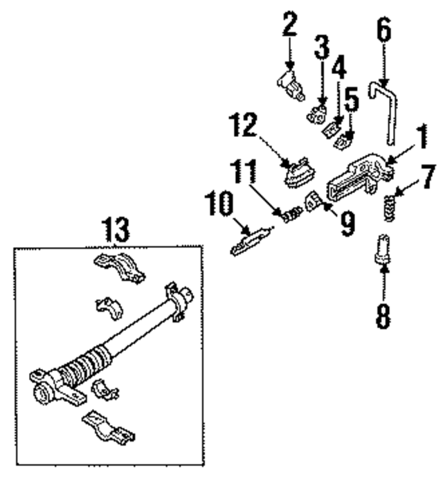 F23Z3511A - Steering: Column Housing for Ford Image