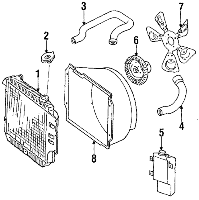 52004781 - Cooling System: Radiator for Mopar Image