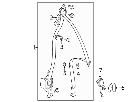 Seat Belt for 2007 Saab 9-3 #2