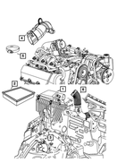 53013726AA - Fuel: Hose To Air Cleaner Clamp for Mopar Image