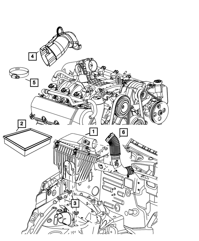 53013726AA - Fuel: Hose To Air Cleaner Clamp for Mopar Image