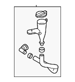 98616AR000 - Body: Filler Tube for Hyundai Image