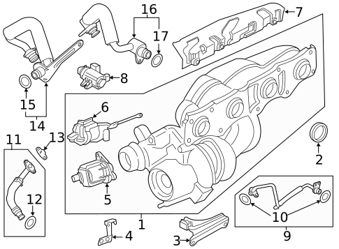 Turbo Charger for 2016 BMW 328i GT xDrive #0